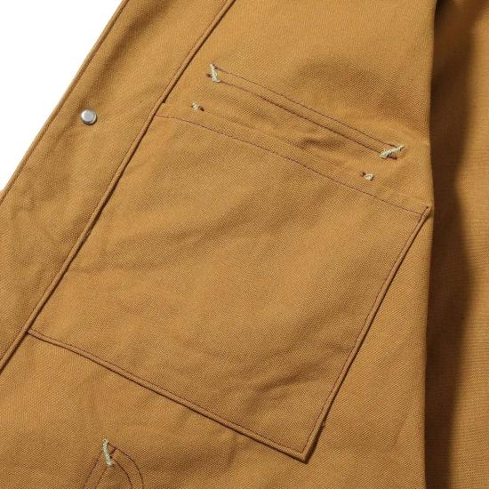  슈가케인 자켓 사탕수수 Sc15657 13온스 브라운 덕 작업용 코트 - SUGAR CANE