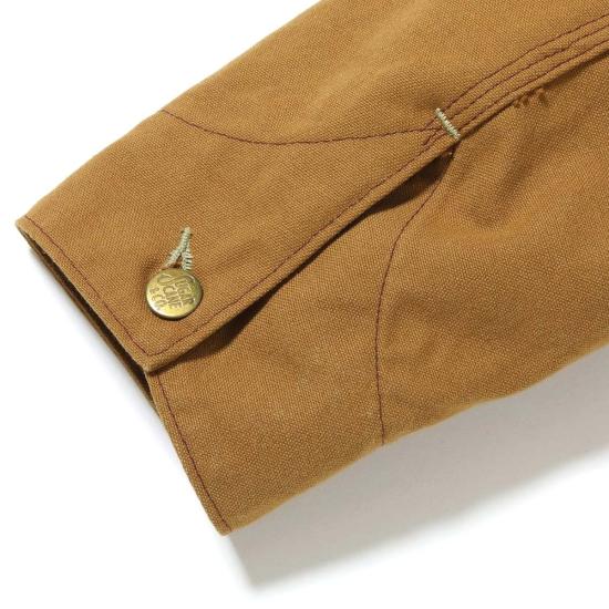  슈가케인 자켓 사탕수수 Sc15657 13온스 브라운 덕 작업용 코트 - SUGAR CANE