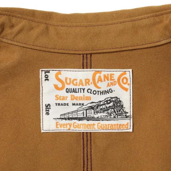  슈가케인 자켓 사탕수수 Sc15657 13온스 브라운 덕 작업용 코트 - SUGAR CANE