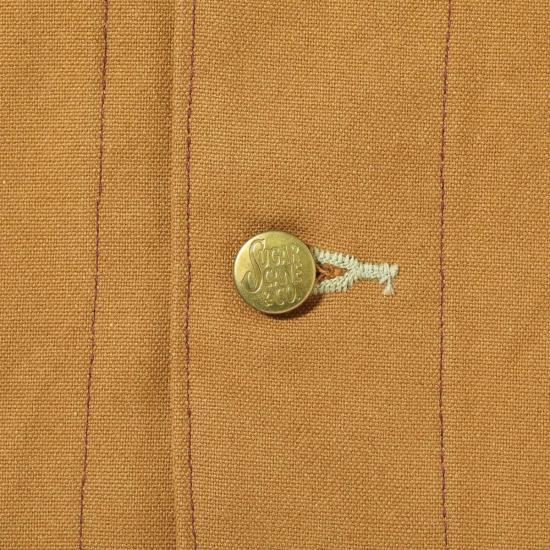  슈가케인 자켓 사탕수수 Sc15657 13온스 브라운 덕 작업용 코트 - SUGAR CANE