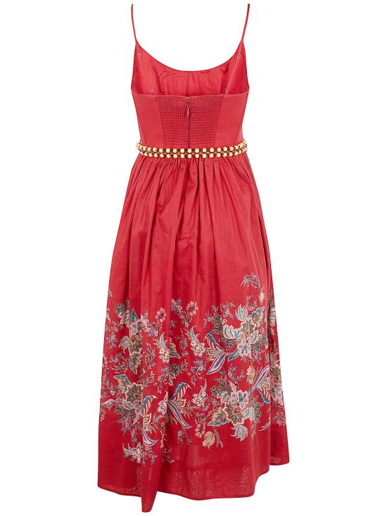 25FW 짐머만 롱 원피스 4225DSS251 RED MULTI PAISLEY - ZIMMERMANN