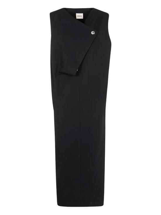 25SS 케이트 미디 원피스 54944201 200 BLACK - KHAITE