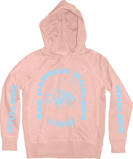  [키즈] 블루&크림 풀오버 키즈  사그 하버 웨일러스 후드 티셔츠