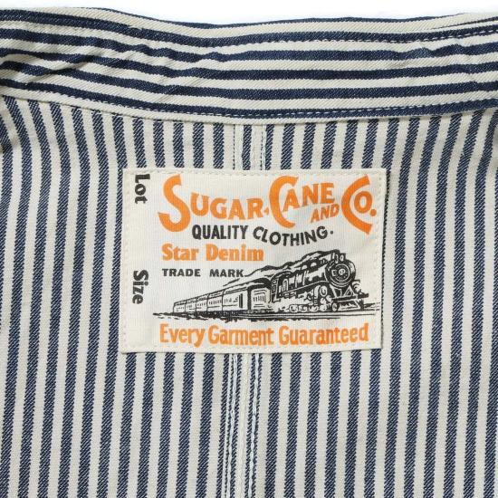  슈가케인 자켓 사탕수수 Sc15656 11온스 히코리 스트라이프 작업용 코트 - SUGAR CANE