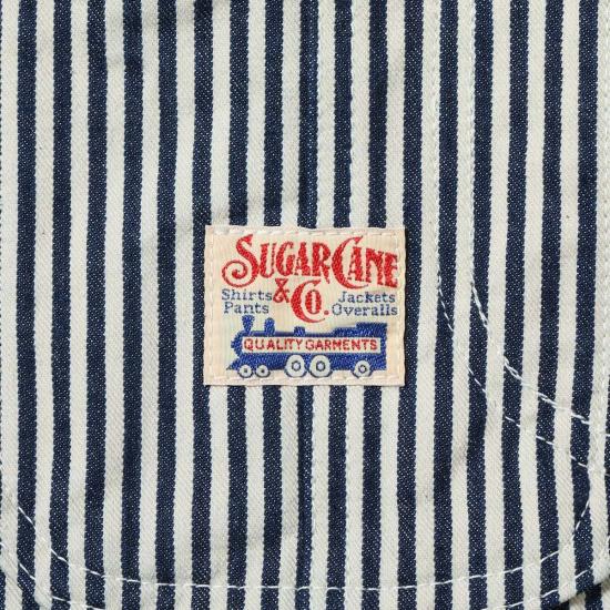  슈가케인 자켓 사탕수수 Sc15656 11온스 히코리 스트라이프 작업용 코트 - SUGAR CANE