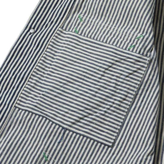  슈가케인 자켓 사탕수수 Sc15656 11온스 히코리 스트라이프 작업용 코트 - SUGAR CANE