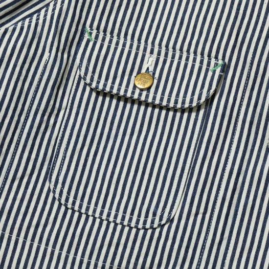  슈가케인 자켓 사탕수수 Sc15656 11온스 히코리 스트라이프 작업용 코트 - SUGAR CANE