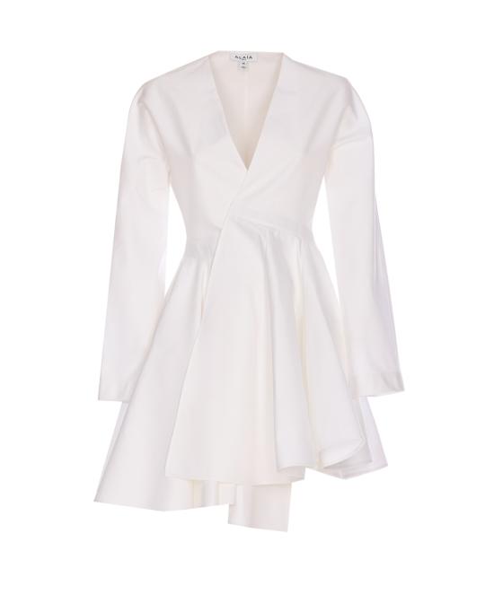 25SS 알라이아 미디 원피스 AA9R2618T447A 000 White