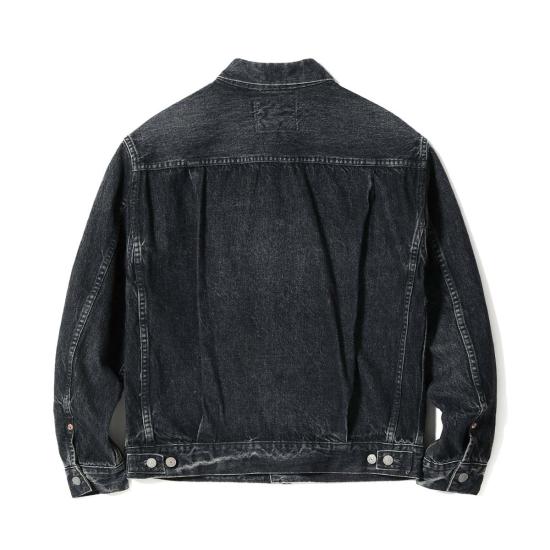  슈가케인 데님 자켓 Sc15650 H 14.25oz 블랙 셀비지 데님 재킷 1953년 모델 - SUGAR CANE