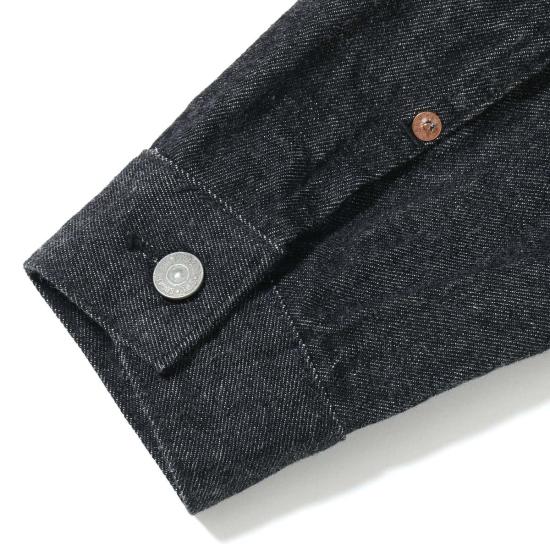  슈가케인 데님 자켓 Sc15650 14.25oz 블랙 셀비지 데님 재킷 1953년 모델 데님 재킷 - SUGAR CANE