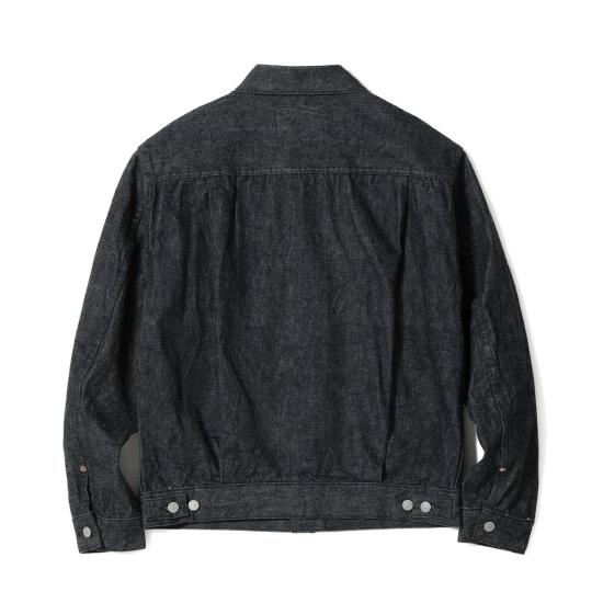  슈가케인 데님 자켓 Sc15650 14.25oz 블랙 셀비지 데님 재킷 1953년 모델 데님 재킷 - SUGAR CANE