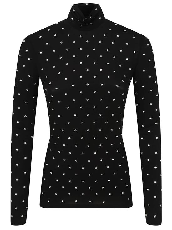 25SS 파코라반 긴팔 티셔츠 24AJT0618CU0014 P001 BLACK