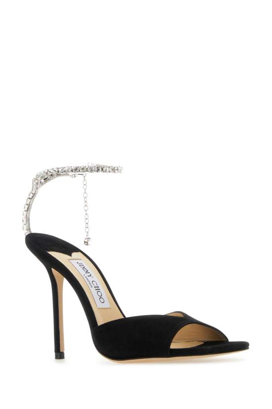 25FW 지미추 샌들 SAEDASANDALBH85EWA BLACRY BLACKCRYSTAL - JIMMY CHOO