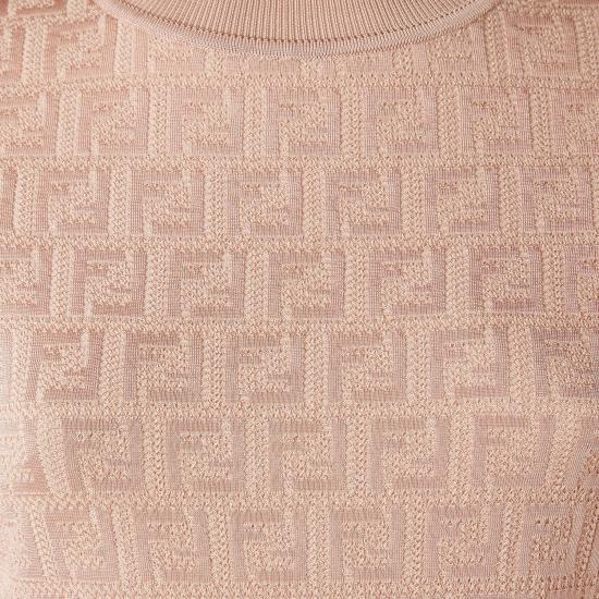 25SS 펜디 미디 원피스 FZDD61AUZR F1SAU PINK - FENDI