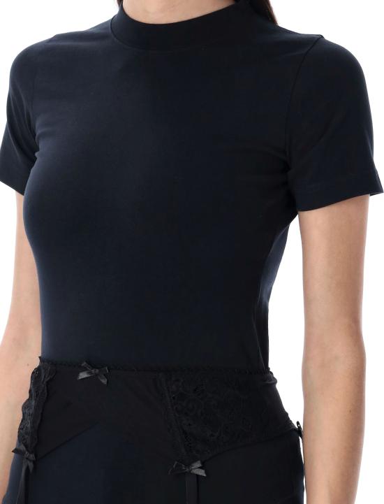  발렌시아가 란제리 티셔츠 828869 TNVB21083 BLACK - BALENCIAGA