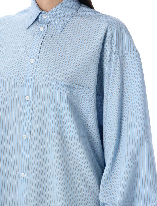  발렌시아가 셔츠 830990 TSO253965 BABY BLUE - BALENCIAGA