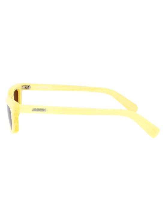 25SS 자크뮈스 선글라스 JAC136C3SUN C3 PASTEL YELLOW STRIPE SILVER BROWN - JACQUEMUS