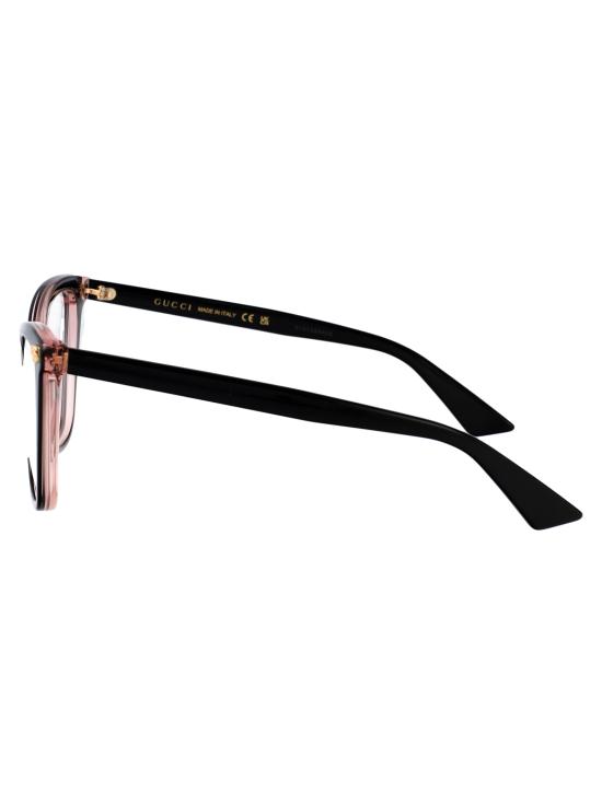 25SS 구찌 안경 GG1817O 003 BLACK BLACK TRANSPARENT - GUCCI