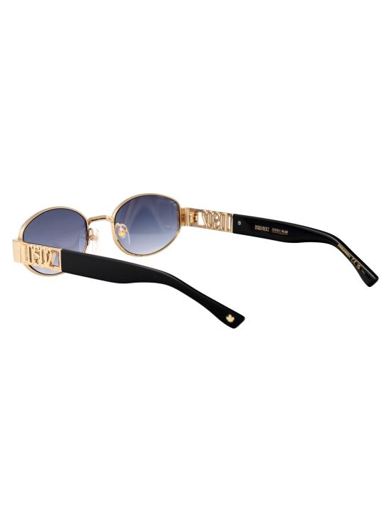 25SS 디스퀘어드2 선글라스 D2 0155S 0NZ MATTE GOLD BLACK - DSQUARED2