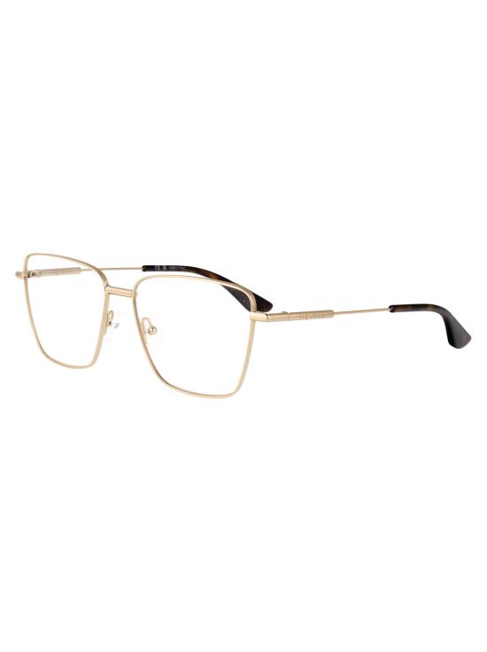 25SS 알렉산더 맥퀸 안경 AM0503O 002 GOLD GOLD TRANSPARENT - ALEXANDER MCQUEEN