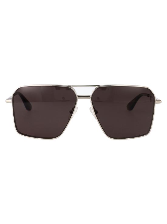 25SS 알렉산더 맥퀸 선글라스 AM0500S 001 SILVER SILVER GREY