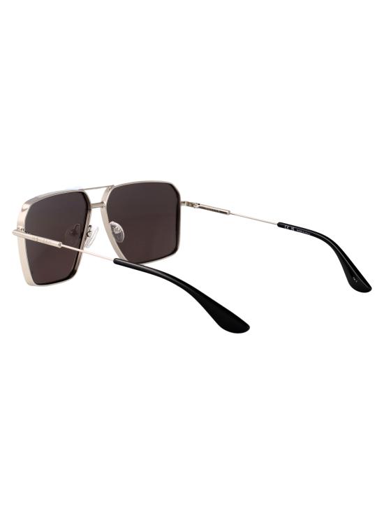 25SS 알렉산더 맥퀸 선글라스 AM0500S 001 SILVER SILVER GREY - ALEXANDER MCQUEEN