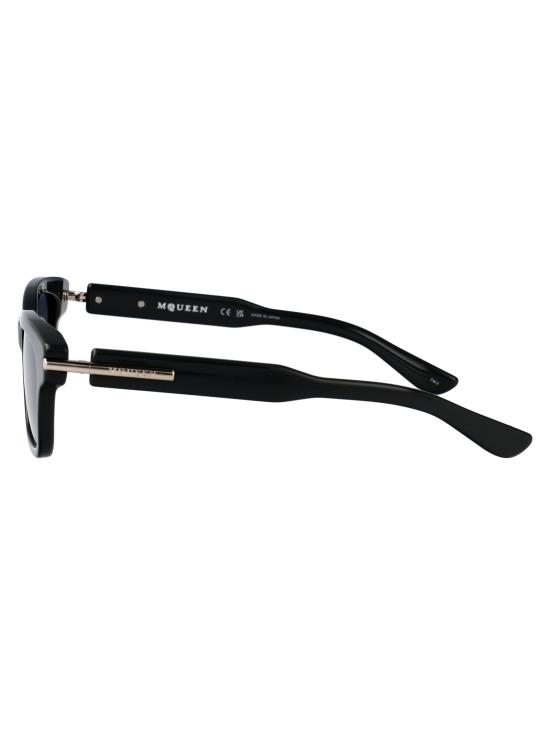 25SS 알렉산더 맥퀸 선글라스 AM0497S 004 GREEN GREEN GREY - ALEXANDER MCQUEEN