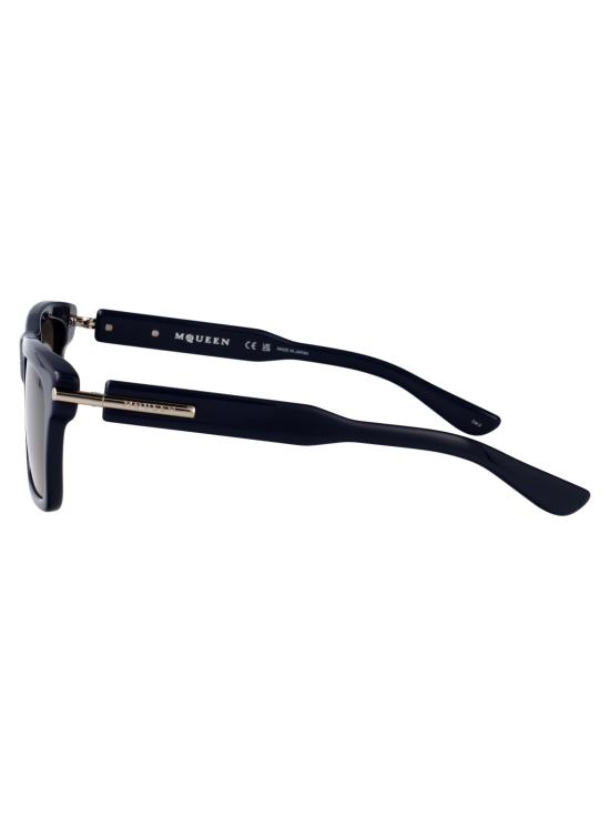 25SS 알렉산더 맥퀸 선글라스 AM0495S 004 BLUE BLUE BROWN - ALEXANDER MCQUEEN