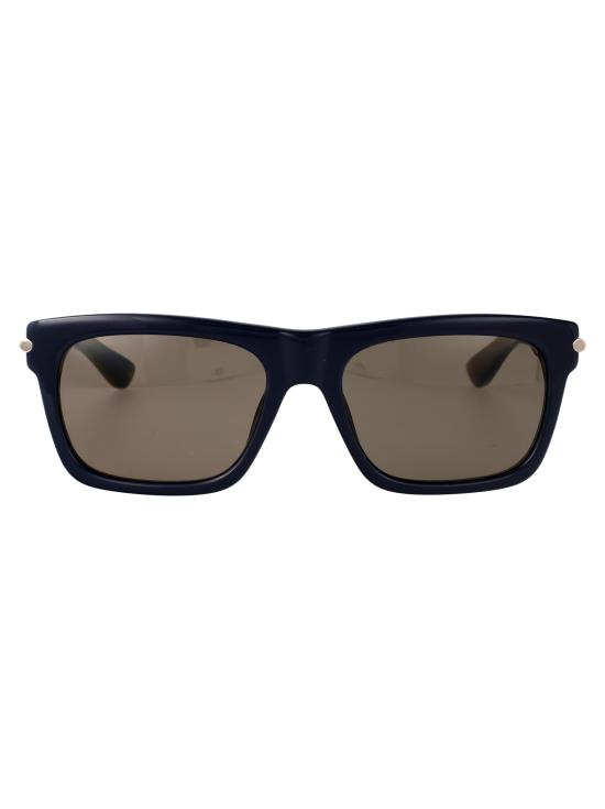 25SS 알렉산더 맥퀸 선글라스 AM0495S 004 BLUE BLUE BROWN