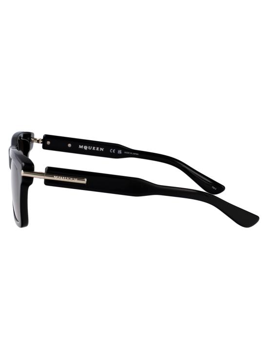 25SS 알렉산더 맥퀸 선글라스 AM0495S 001 BLACK BLACK GREY - ALEXANDER MCQUEEN