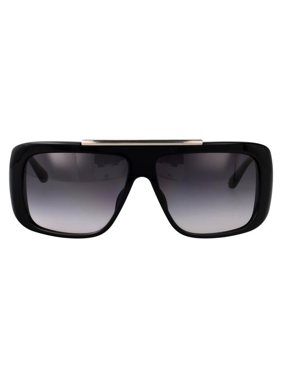 25SS 알렉산더 맥퀸 선글라스 AM0492S 001 BLACK SILVER GREY