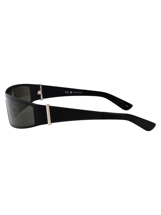 25SS 알렉산더 맥퀸 선글라스 AM0491S 001 BLACK BLACK GREY - ALEXANDER MCQUEEN