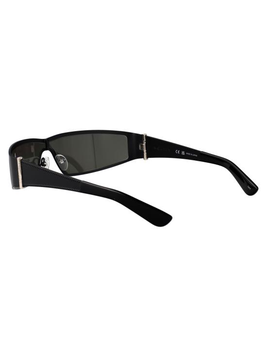 25SS 알렉산더 맥퀸 선글라스 AM0491S 001 BLACK BLACK GREY - ALEXANDER MCQUEEN