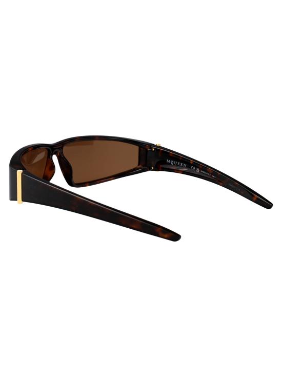25SS 알렉산더 맥퀸 선글라스 AM0490S 002 HAVANA HAVANA BROWN - ALEXANDER MCQUEEN