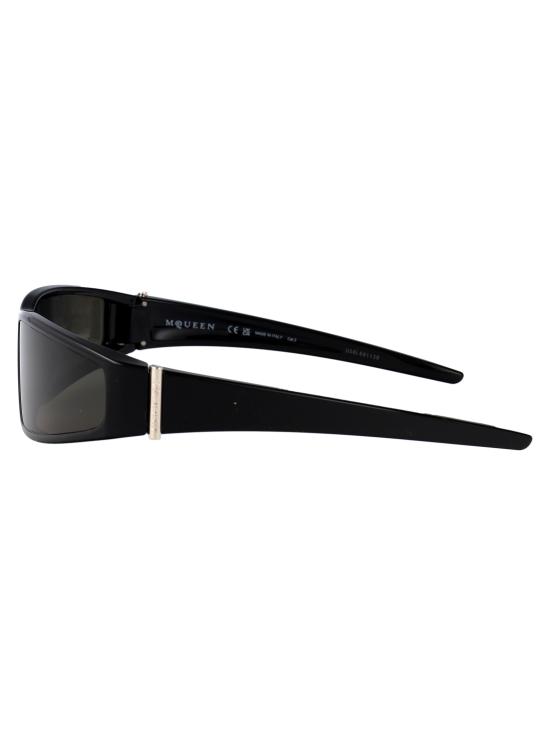 25SS 알렉산더 맥퀸 선글라스 AM0490S 001 BLACK BLACK GREY - ALEXANDER MCQUEEN