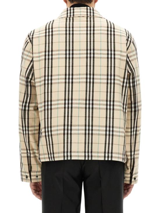  버버리 체크 코튼 해링턴 자켓 8101040 C1849 BEIGE - BURBERRY