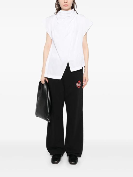 25SS MM6 메종마르지엘라 스트레이트 팬츠 SH2KA0027M25014900 BLACK PRINT - MM6 MAISON MARGIELA