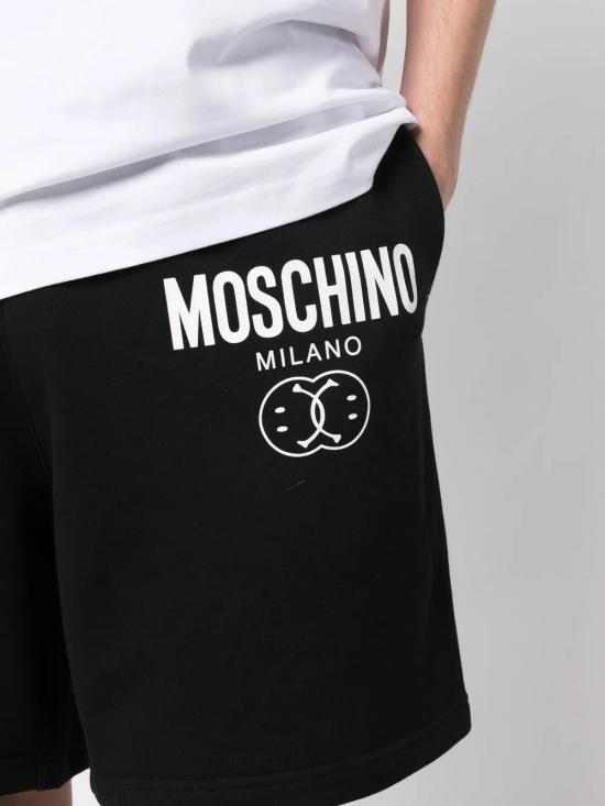  모스키노 스트레이트 팬츠 03472028J1555 FANTASIA NERO - MOSCHINO