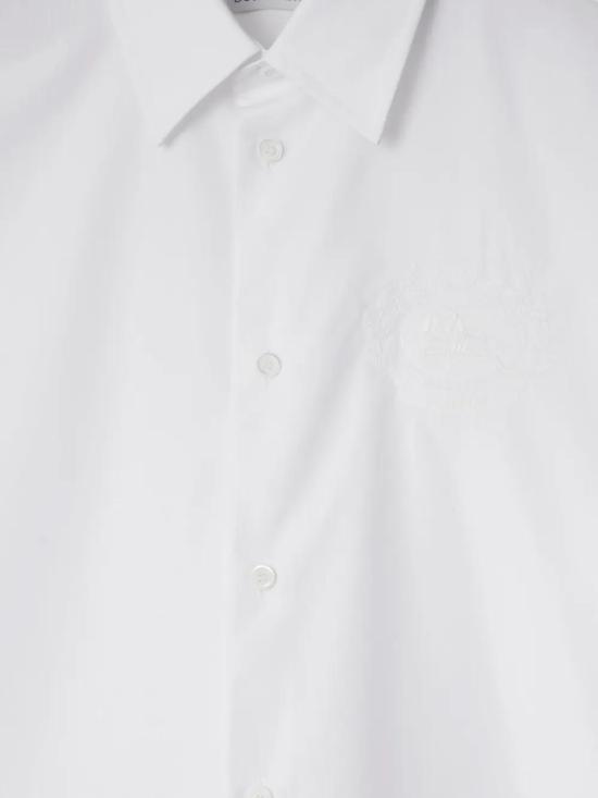  버버리 EKD 자수 코튼 셔츠 8095333B7347 SALT - BURBERRY