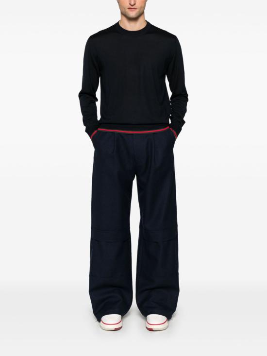  구찌 GG 로고 울 자카드 니트 814531 XKEJ14060 BLACK - GUCCI