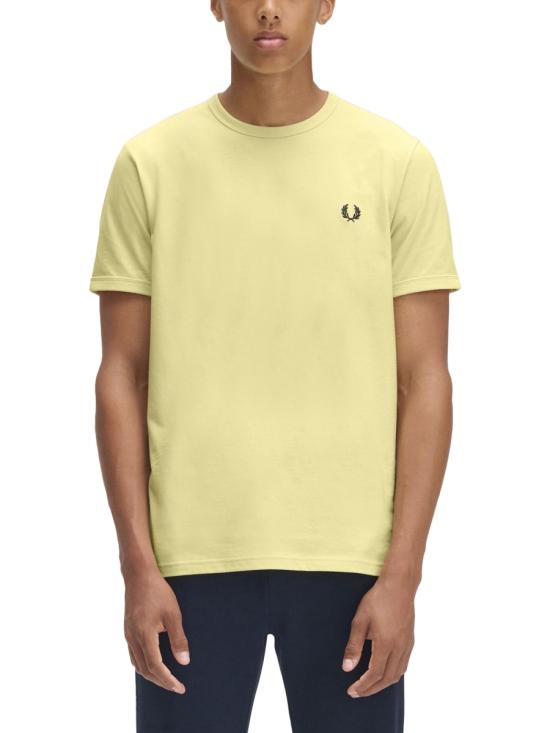 25SS 프레드페리 반팔 티셔츠 FPM351954 X83 YELLOW