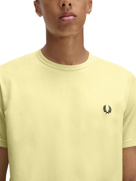 25SS 프레드페리 반팔 티셔츠 FPM351954 X83 YELLOW - FRED PERRY