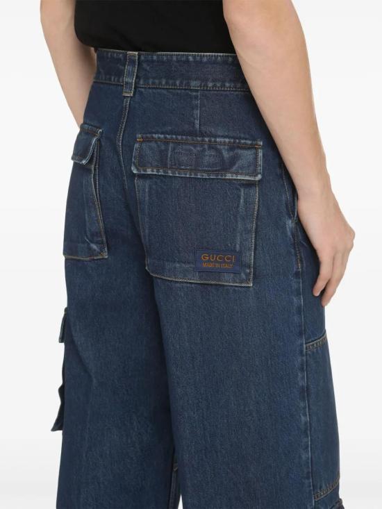  구찌 데님 트라우저 774082 XDCS94447 BLUE - GUCCI