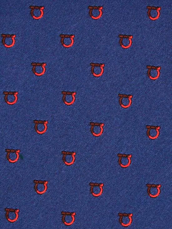 25FW 살바토레 페라가모 넥타이 3512810784555 BLU BLUE - SALVATORE FERRAGAMO