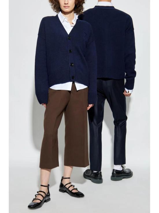 24FW 아미 가디건 UKC044 KN00284011 BLUE - AMI