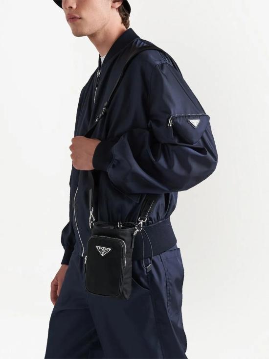 26FW 프라다 리나일론 스마트폰 케이스 2ZH1552DMI F0002 BLACK - PRADA