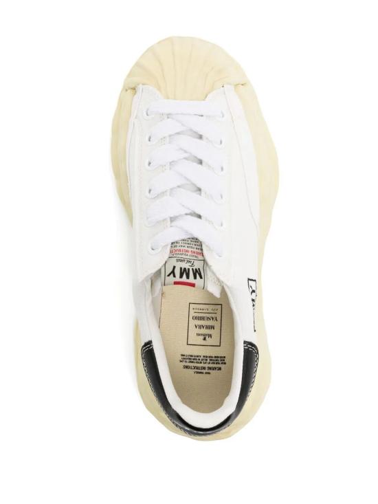 25SS 메종 미하라 야스히로 블레이키 VL OG 솔 캔버스 로우탑 A09FW732096 WHITE - MAISON MIHARA YASUHIRO