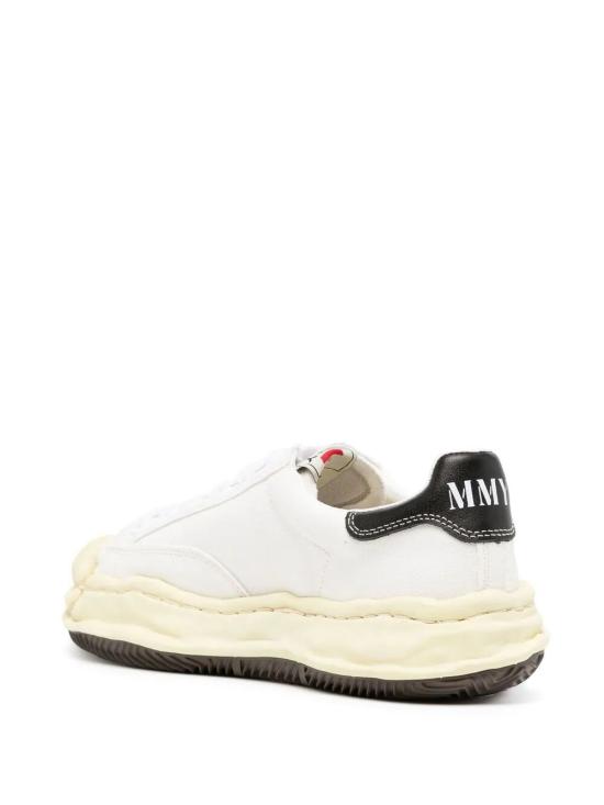 25SS 메종 미하라 야스히로 블레이키 VL OG 솔 캔버스 로우탑 A09FW732096 WHITE - MAISON MIHARA YASUHIRO
