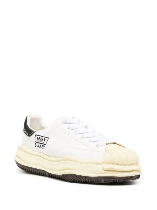 25SS 메종 미하라 야스히로 블레이키 VL OG 솔 캔버스 로우탑 A09FW732096 WHITE - MAISON MIHARA YASUHIRO