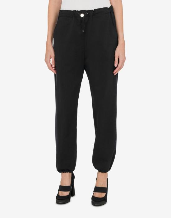 25SS 모스키노 스트레이트 팬츠 251K103033224 0555BLACK - MOSCHINO